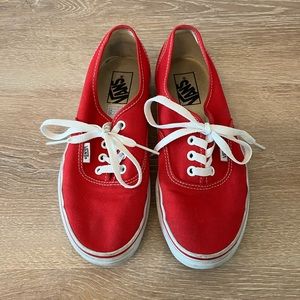 Red Vans